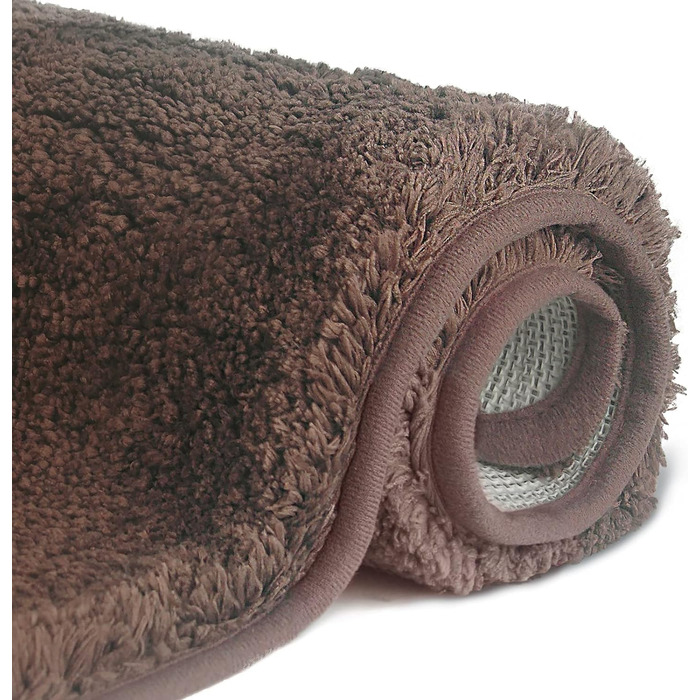 Килимки для ванної з високим ворсом 70X120 см, що миються в машині, килимок для ванної з водопоглинаючою, м'якою мікрофіброю для в