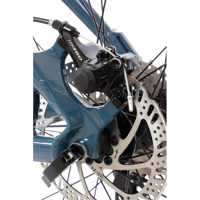 Велосипед Head Unisex - Гірський велосипед для дорослих Troy 1.0 46 матово-синій