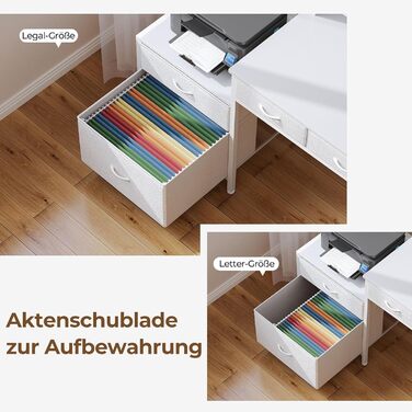 Г-подібний стіл Rolanstar з шухлядами, двосторонній ігровий стіл з розеткою, світлодіодним освітленням та підставкою для монітора, комп&39ютерний стіл 163 см для офісу, кабінету, спальні, білий