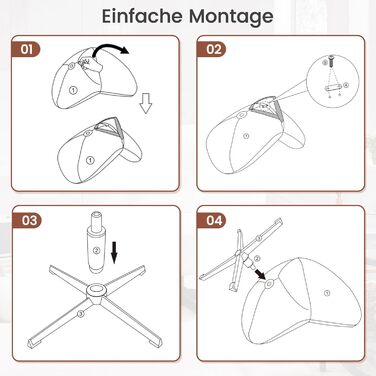 Крісло Yaheetech з тканини букле, м&39яке крісло без підлокітників, сидіння з поворотом на 360, крісло для вітальні/спальні/вітальні, білий колір