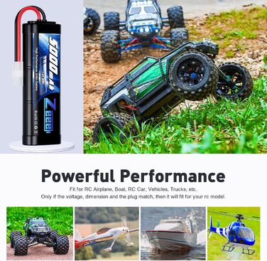 Акумулятор 7,2V 5000mAh RC Автомобіль RC Вантажівка HPI Losi Kyosho Хобі для RC Автомобілі Літак Вертоліт Човен (2 Пакети)