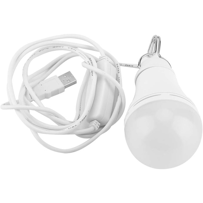 Лампочка, 2 шт. 5V світлодіодна лампочка, кемпінговий ліхтар, підвісна лампочка, аварійне освітлення, зовнішнє освітлення з простим вимикачем для походів