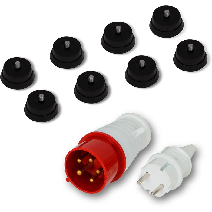 Дизельний аварійний генератор EBERTH потужністю 5000 Вт, генератор з дизельним двигуном потужністю 10 к.с., 4-тактний, електричний запуск, 3-фазний, 400 В, 230 В, 12 В, автоматичний регулятор напруги (AVR), захист від низького рівня оливи, 3-фазний (400 В