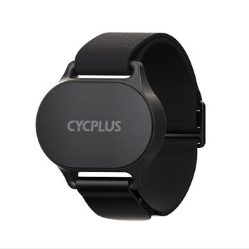 Браслет-пульсометр CYCPLUS, Bluetooth 5.1 ANT з LED-дисплеєм для відстеження серцевого ритму, водонепроникний IP67, для бігу, велоспорту, фітнесу та інших видів спорту (чорний)