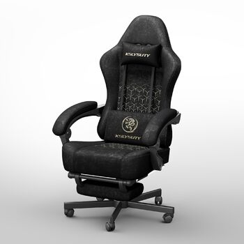 Ігрове крісло з дихаючої шкіри з подушкою кишенькової пружини, високе ергономічне офісне крісло з підголівником, комп&39ютерне ігрове крісло з підставкою для ніг для дорослих та підлітків