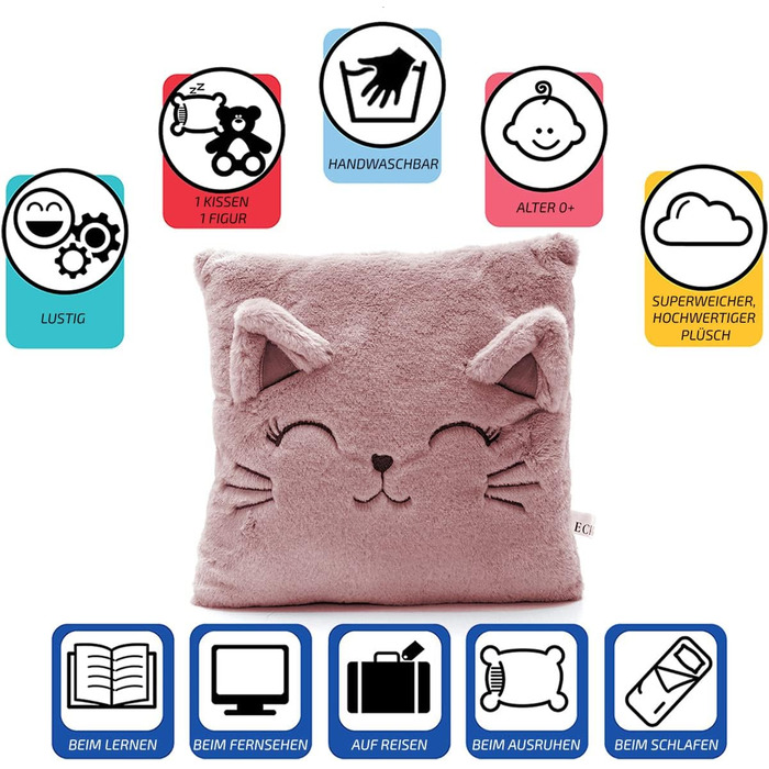 М'яка подушка для дітей, пухнаста декоративна подушка з наповнювачем, дитяча подушка, декоративна подушка для дитячої кімнати, при