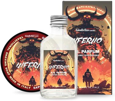 ДУЕТ ДУЕТУ ПОСМІШКА СЛАВНИХ ХЛОПЦІВ Inferno. Мило для гоління і набір після гоління, 500 г