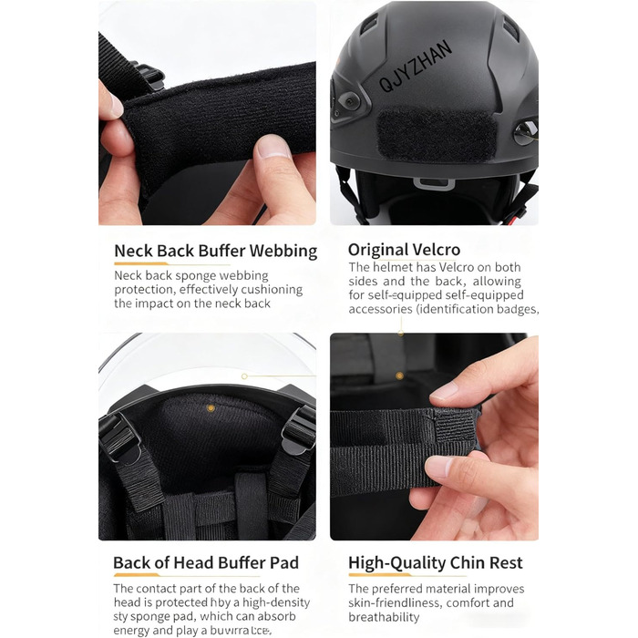 Тактичний шолом Airsoft Mich 2000 PJ з підтримкою NVG та боковими рейками, тактичний бойовий шолом CS, захисне спорядження для активного відпочинку, коричневий, один розмір