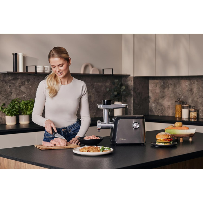 Електрична м'ясорубка ZEEGMA MOLEN CHEF EASY, потужність 2100 Вт