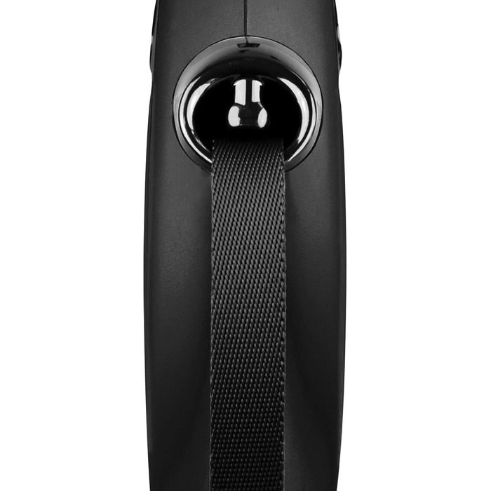 flexi® Classic L Harness 8 м чорний, висувний повідець для собак до 50 кг