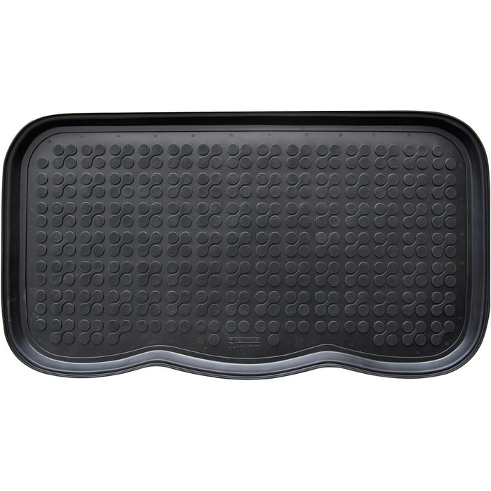 Ароматизований піддон для взуття 40 x 72 см Килимок для взуття Поличка для взуття Підставка для взуття Піддон для взуття, під дощ, осінь, зима Термопластик Протиковзкий Піддон для взуття Гнучкий 40 x 72 см Чорний