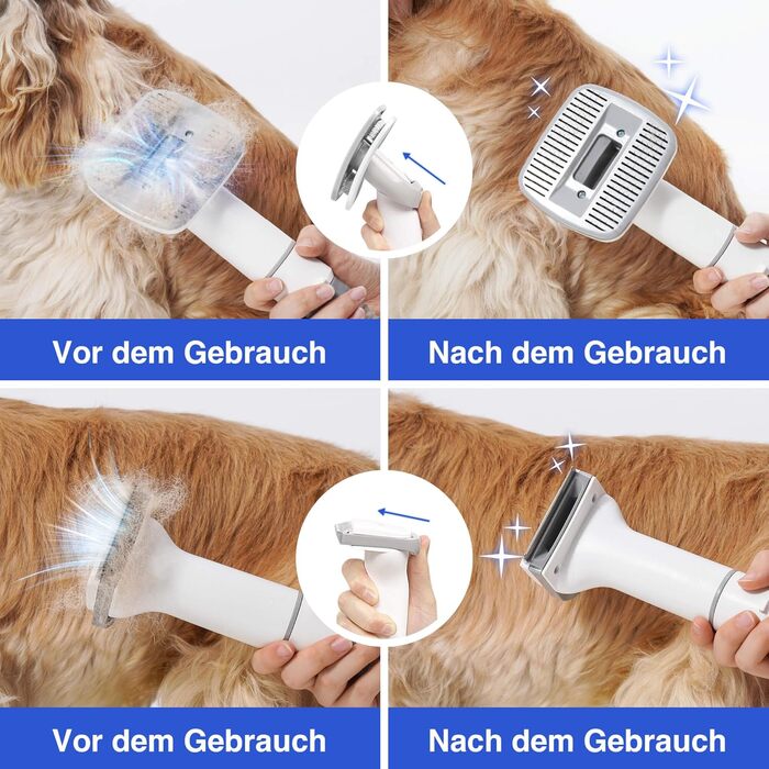 Машинка для стрижки собак Neakasa P0 Pro Cat Brush з пилососом, професійний набір для грумінгу домашніх тварин, 5 перевірених аксесуарів, щітка для собак, самоочисна машина для видалення шерсті домашніх тварин для короткого волосся та довгого підшерстя