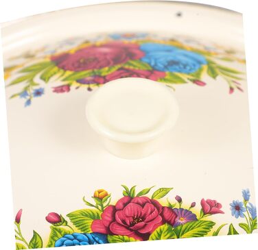 Емальована миска YARNOW, велика скляна миска для змішування, емальовані супові миски, емальовані тарілки, емальована миска, емальовані підноси, біла кругла миска, миска для хліба/фруктів, велика миска, стиль 2