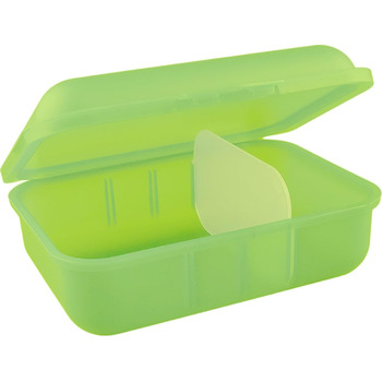 З роздільником Ланчбокс для сендвічів та їжі Контейнер для зберігання продуктів Герметичний контейнер Можна мити в посудомийній машині (лимонний)