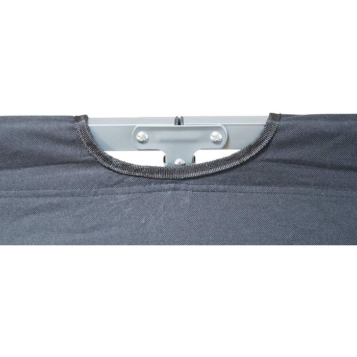 Розкладне ліжечко Grafner XL з сумкою для перенесення, вантажопідйомність до 150 кг, зручна тканина Oxford 600D чорного кольору, розкладне ліжко для гостей