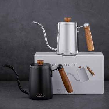 Кавник 600 мл гусяча шия кавовий чайник крапельний кавник перелити кавоварка чайник чайник гусяча шия носик для 1 2 чашок ручне за