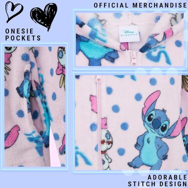 Кігурумі Disney Стич, суперм'який фліс, з капюшоном 7–8 років