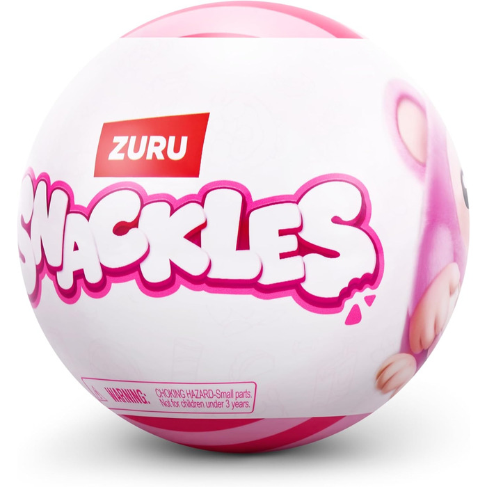 М'яка іграшка Snackles 13 см, Серія 1 від ZURU, з аксесуаром-перекусом