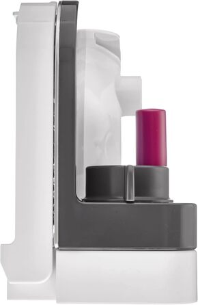 Харчовий слайсер Westmark, плавно регульована товщина різання, дуже гострий круглий ніж, пластик/нержавіюча сталь, компактний, білий/антрацитовий/червоний, 97012260 модель 2022 року