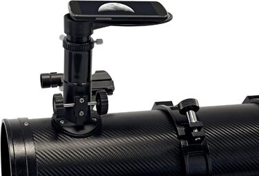 Рефлекторний телескоп Bresser Galaxia EQ-Sky 114/900 з адаптером для камери смартфона та високоякісним сонячним фільтром об'єктива, включаючи кріплення, штатив та аксесуари 114/900 дзеркало одинарне