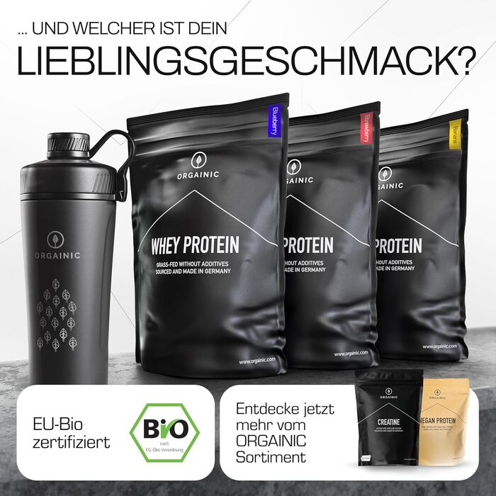 Протеїн ORGAINIC Organic Whey Protein Powder, 1000 г