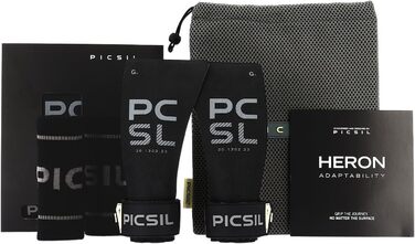 Рукоятки PICSIL Heron захист рук з арамідного волокна, для використання з крейдою або без неї, для WOD, крос-тренінгу, калістеніки, фітнесу, включаючи футляр та бинти Moonless G