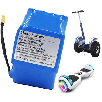 Запасний акумулятор для ховерборда 36V 4400 мАг, електричний велосипед 36V 10S2P, високопродуктивний акумулятор для електричного велосипеда-ховерборда з роз&39ємом XT60 36V 4400 мАг