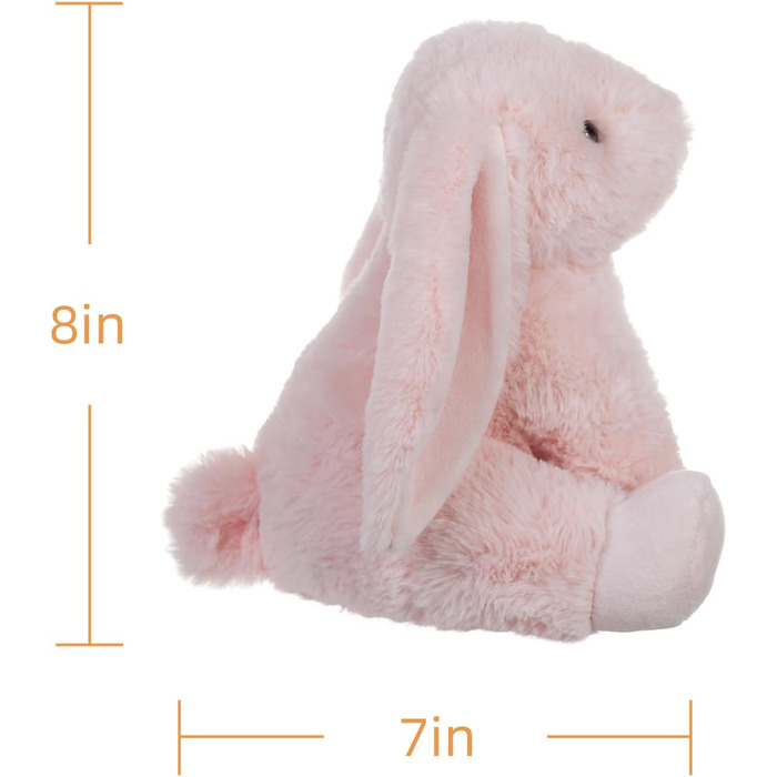 Плюшева іграшка Apricot Lamb, світло-рожевий кролик, 20 см