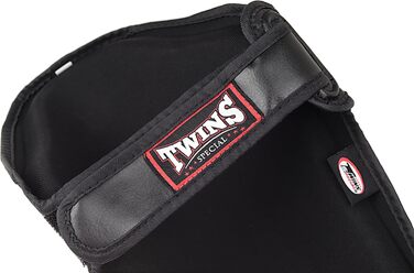 Щитки для гомілок Twins SGS10 з подвійною підкладкою для муай-тай, кікбоксингу K1 MMA (середній розмір)