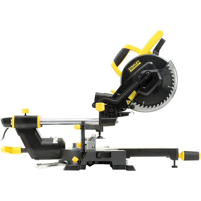 Панельна пила Stanley FatMax FME721 (1500 Вт, 216 мм, з лазерною направляючою, 2 висувними опорами для матеріалу, мішком для пилу,