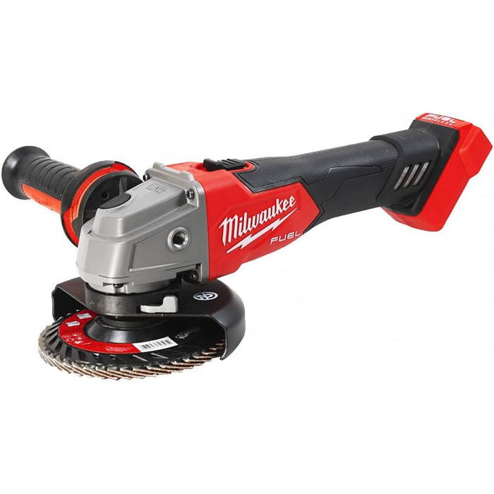 Кутова шліфувальна машина Milwaukee M18 FSAG125X-0 NEW 2021, червона,чорна,срібляста одинарна