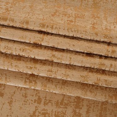 Доріжка та шарф AMBERIS золотистий, шеніл міцний декоративний шарф для дому та готелю (наволочки продаються окремо) золотистий 50 x 210 см (для ліжка 1,5 м)