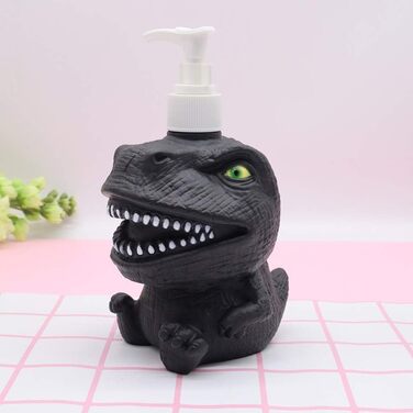 Рідкий мильний насос для рук Dinosaur Panda Soap Pump Cool Kids Шампунь для душу Дозатор гелю для душу Підходить для ванних кімнат, кухонних стільниць, аксесуарів для ванних кімнат 300 мл (Динозавр)