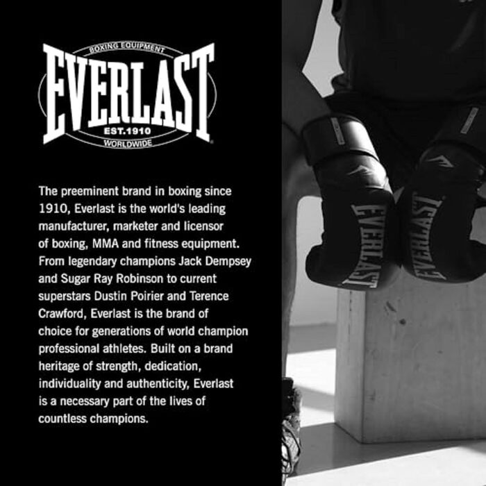 Захисні рукавиці Everlast Unisex для дорослих Powerlock Focus Mitts, чорні, один розмір