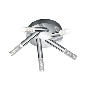 Стеля LED-світильник Trio Bolsa 682410506, метал хром, 5 шт. 3.1 Вт