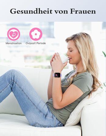 Розумний годинник RUIMEN з функцією телефону, розумний годинник для жінок та чоловіків, фітнес-годинник із сенсорним HD-екраном, моніторингом SpO2, монітором серцевого ритму, монітором сну, крокоміром, режимами кількох тренувань для Android та iOS, Polars