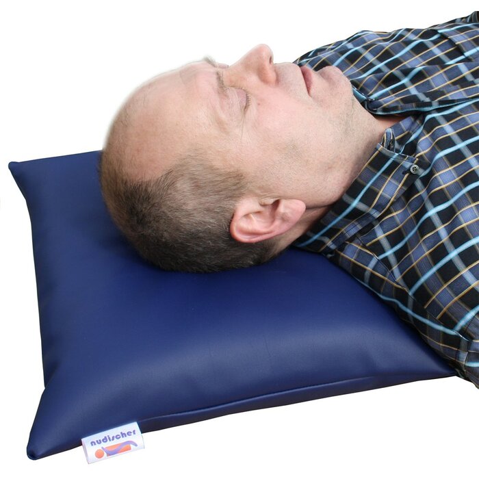 Нудистська подушка fulcio431 45x35x10,5 см, оригінальний колір Skai сапфірово-блакитний