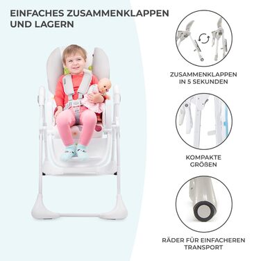 Стільчик для годування YUMMY, дитячий стільчик для годування, дитячий стільчик, комбінований стільчик для годування, з перших міся