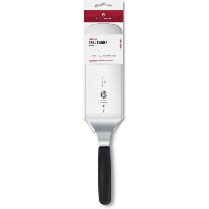 Лопатка для гриля Victorinox з нержавіючої сталі, 21 см, чорна