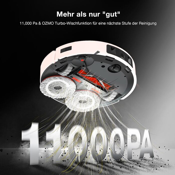 Робот-пилосос ECOVACS DEEBOT T30 PRO OMNI з міні-станцією, з технологією TruEdge, дизайном ZeroTangle, потужністю всмоктування 11