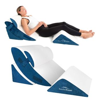 Ергономічний комплект із 4 подушок Wedge Pillow Багатофункціональний дизайн 12-в-1 зі знімним чохлом, який можна прати, для сну та читання