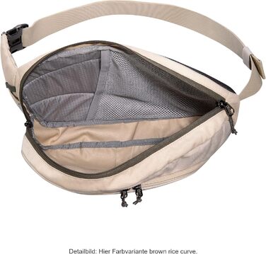 Л) - Стильна сумка на стегно з 3 відділеннями на блискавці з органайзером - Можна також носити як сумку через плече або слінг-рюкз