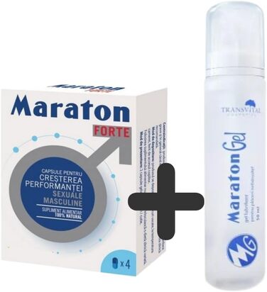 Гель-лубрикант Maraton, Complex Forte для чоловіків, лубриканти на водній основі для тривалого ефекту, 50 мл
