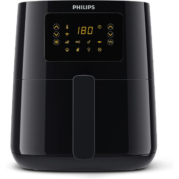 Мультипіч Philips серії 5000, розмір L, 4,1 л (0,8 кг), функції приготування 13-в-1, підключення до Wi-Fi, на 90 менше жиру завдяки технології Rapid Air, додаток HomeID, сумісний з Alexa (HD9255/90)