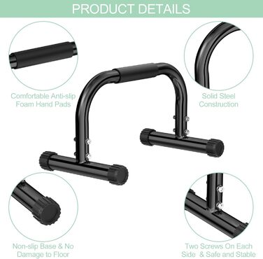 Пара ручок для віджимань, обладнання для калістеніки, турніки для віджимань, фітнес-паралети, ручки для стійки на руках, хвати для віджимань, стійка для віджимань, турніки для віджимань, для домашнього фітнесу, 1