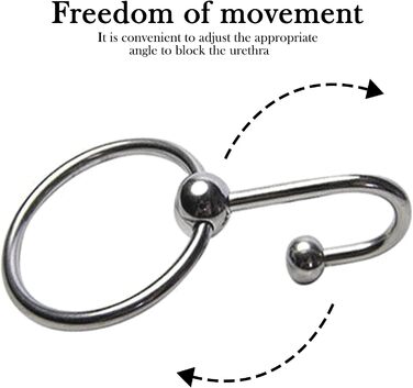 Набір уретральних дилататорів BDSMJOY, нержавіюча сталь, з ерекційними кільцями (25-28-30 мм), 3 шт.