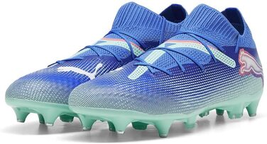 Футбольні черевики PUMA Unisex Future 7 Pro Mxsg 40.5 EU Bluemazing Puma White Electric Peppermint