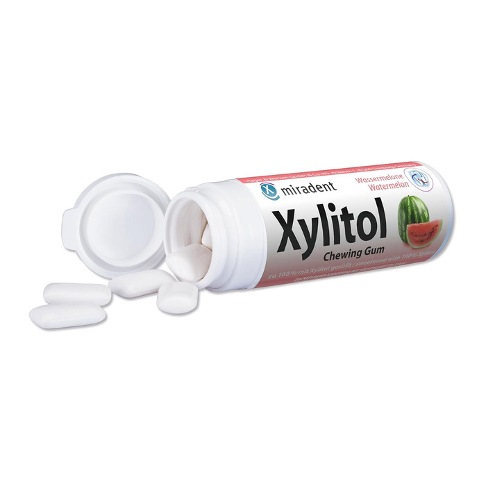 Жувальна гумка miradent Xylitol Dental Care кавун– 12 шт.