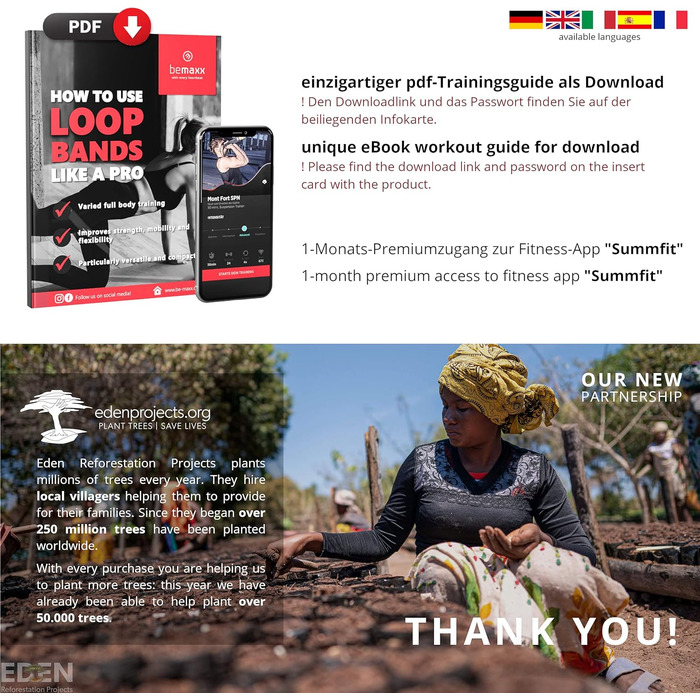 Набір фітнес-браслетів - Стрічки опору з латексною/тканинною петлею тренувальна електронна книга Гімнастична стрічка Фітнес Спорт