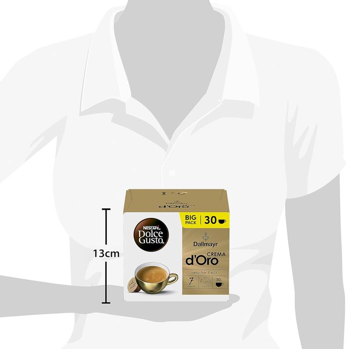 Кавові капсули NESCAF DOLCE GUSTO DALLMAYR Crema d&39Oro, 3 шт. (3 x 30 капсул) 225 г (3 шт.)